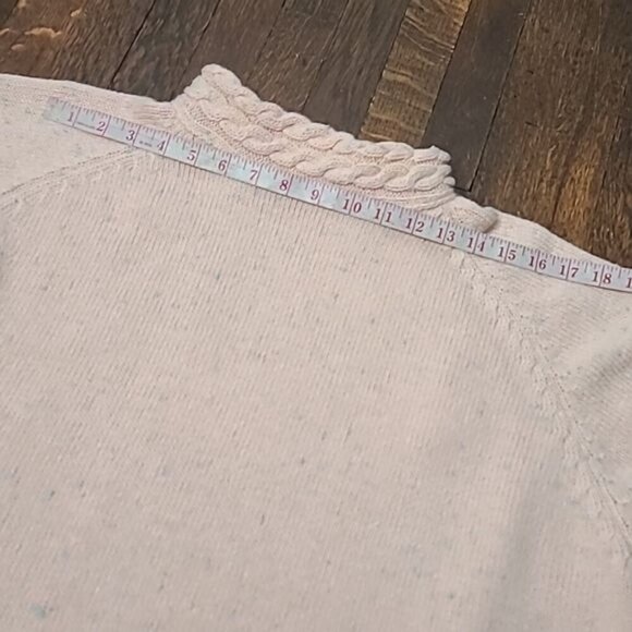 Vintage 80s Pastel Pink Knit Oversized Cozy Barbiecore Sweater XL - Picture 7 of 13